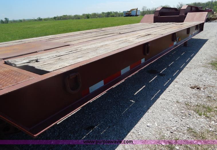 image for item G3164 1997 Atoka tandem axle drop deck trailer