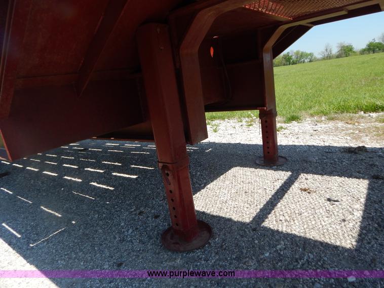 image for item G3164 1997 Atoka tandem axle drop deck trailer