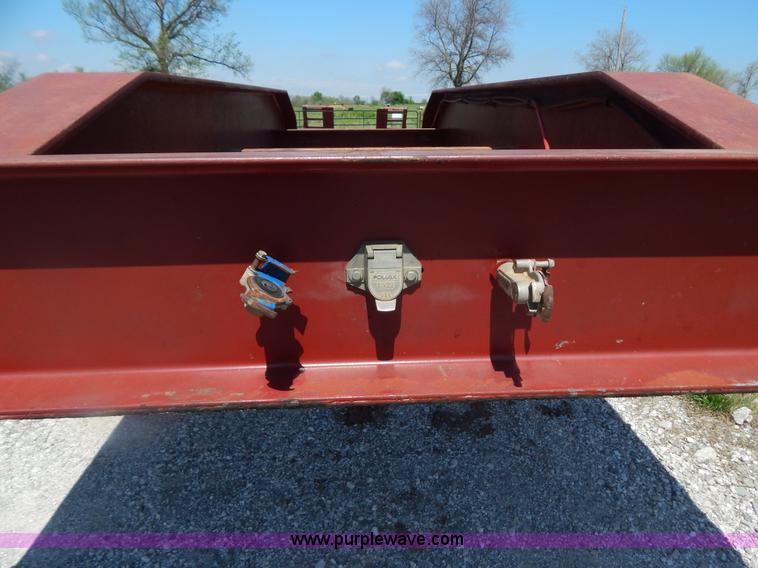 image for item G3164 1997 Atoka tandem axle drop deck trailer