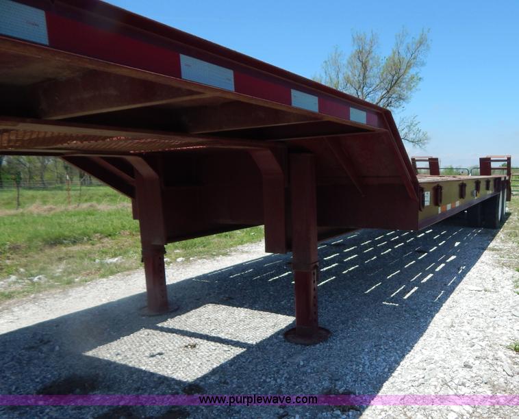 image for item G3164 1997 Atoka tandem axle drop deck trailer