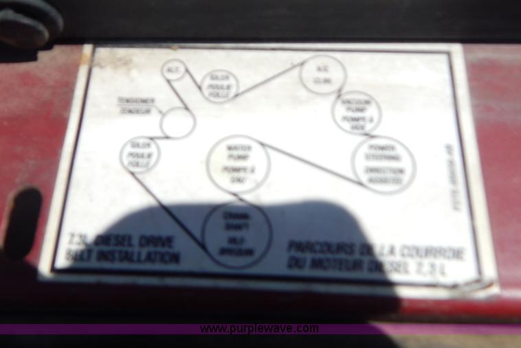 image for item G3165 1997 Ford F350 XL flatbed truck