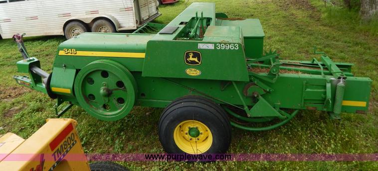 image for item G3171 2009 John Deere 348T square baler