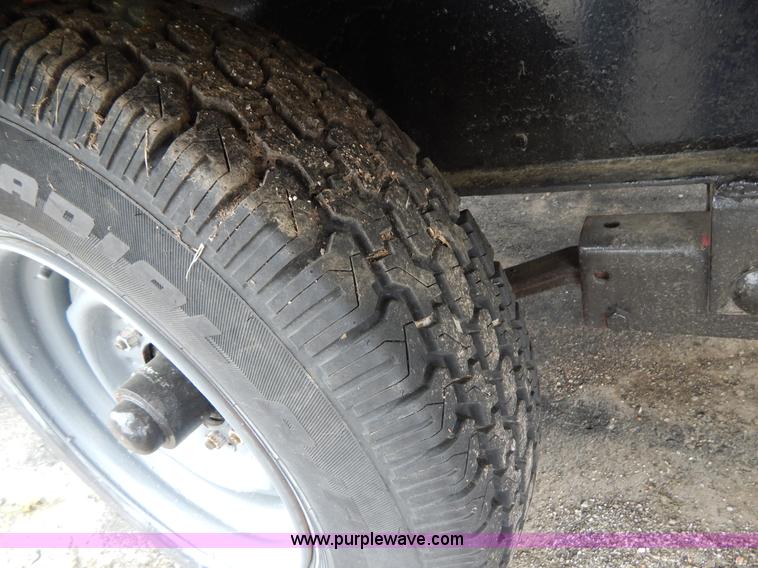 image for item G3172 1999 shop built 18' tandem axle trailer