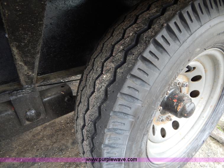 image for item G3172 1999 shop built 18' tandem axle trailer