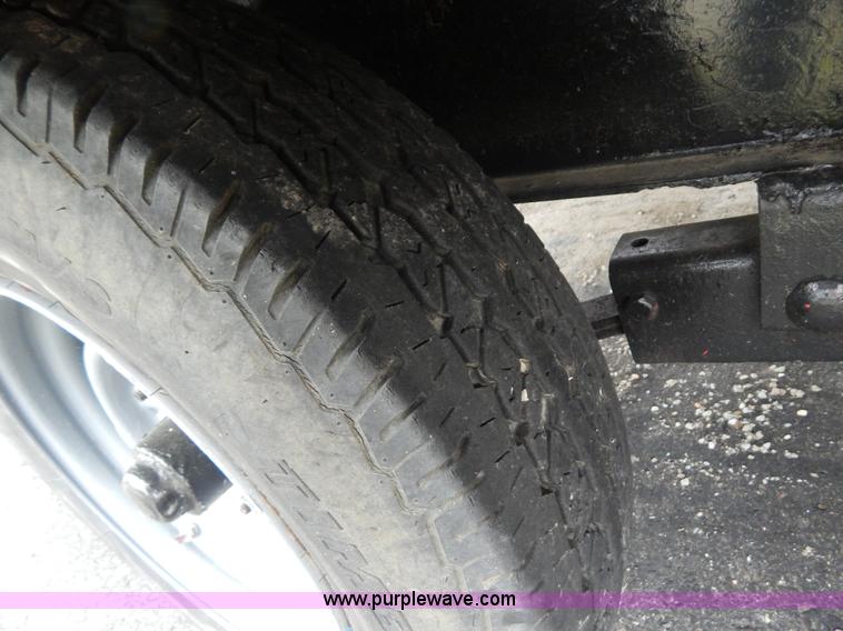 image for item G3172 1999 shop built 18' tandem axle trailer