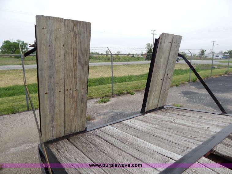 image for item G3172 1999 shop built 18' tandem axle trailer