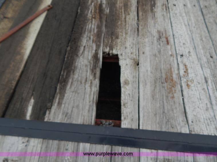 image for item G3172 1999 shop built 18' tandem axle trailer