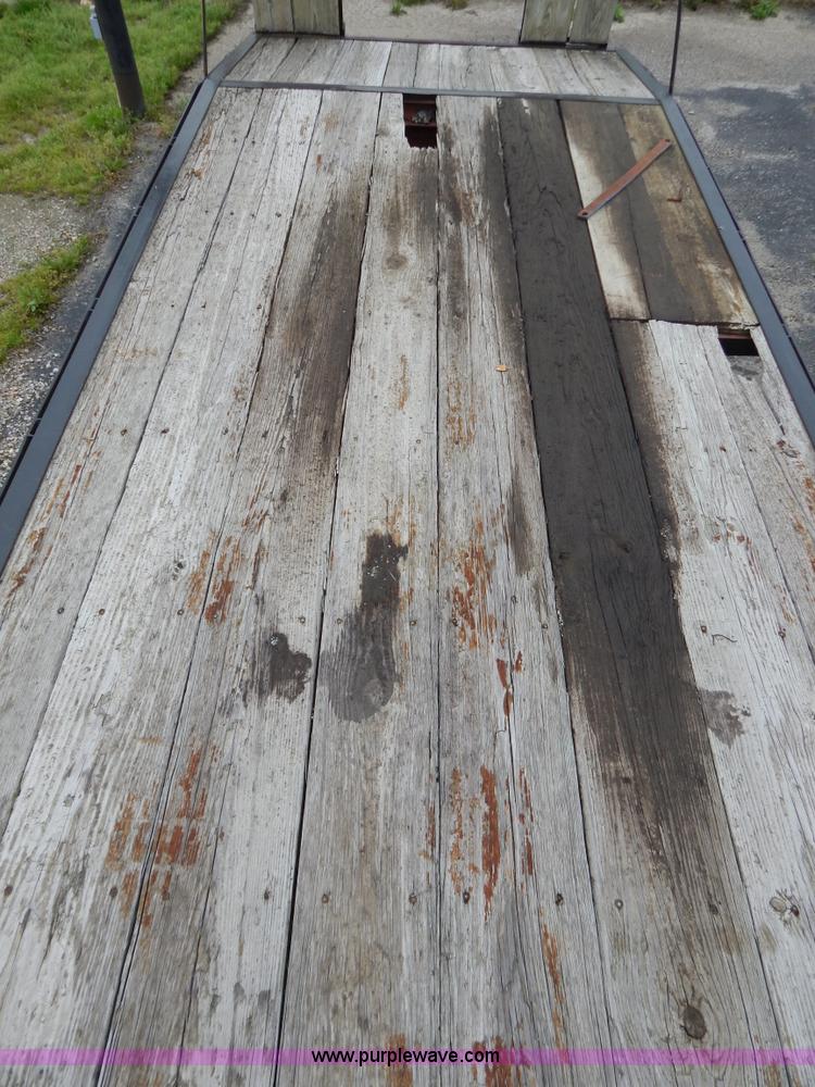 image for item G3172 1999 shop built 18' tandem axle trailer