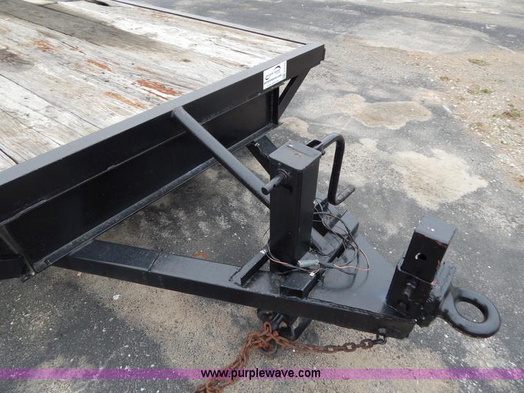 image for item G3172 1999 shop built 18' tandem axle trailer