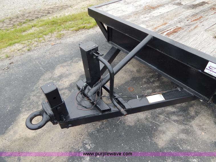 image for item G3172 1999 shop built 18' tandem axle trailer