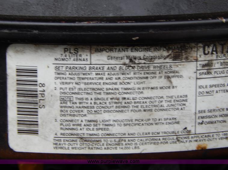 image for item G3178 1992 Chevrolet 3500 HD dump bed truck