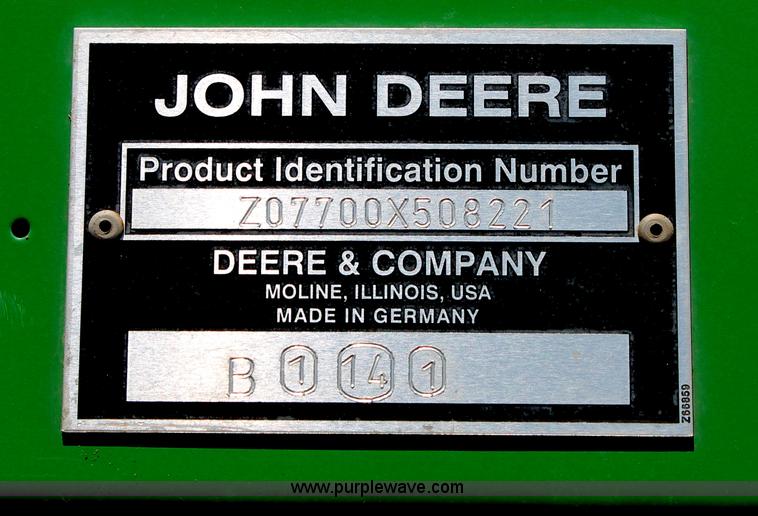 image for item G5722 2006 John Deere 7700 forage chopper