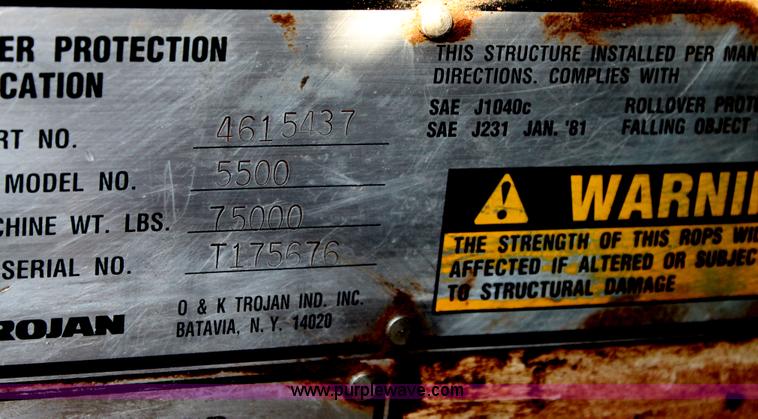 image for item G5729 1991 Trojan 5500 wheel loader