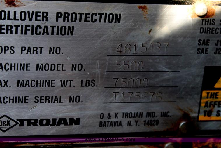 image for item G5729 1991 Trojan 5500 wheel loader