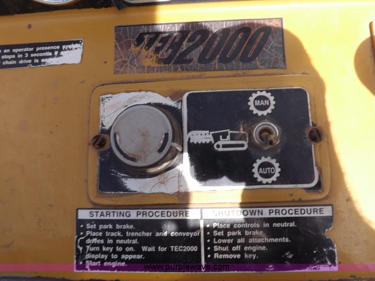 image for item H7115 1995 Vermeer T555 trencher