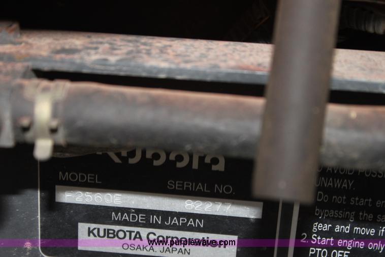 image for item AA9023 Kubota F2560 lawn mower