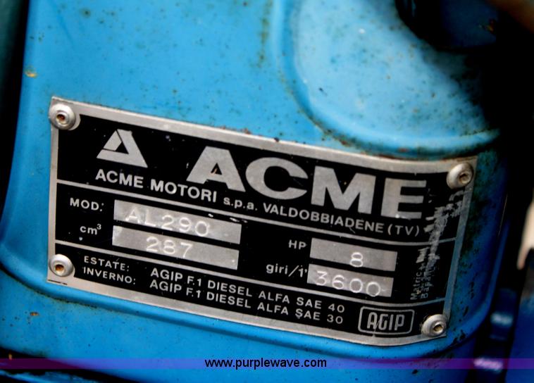image for item AA9025 Acme ML290 rear tine tiller