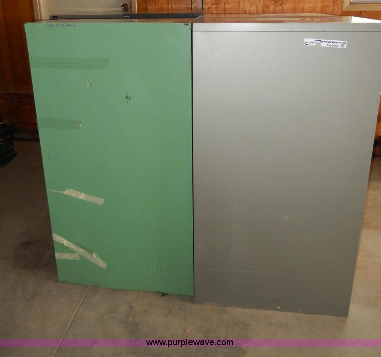 image for item AA9967 (6) assorted metal filing cabinets