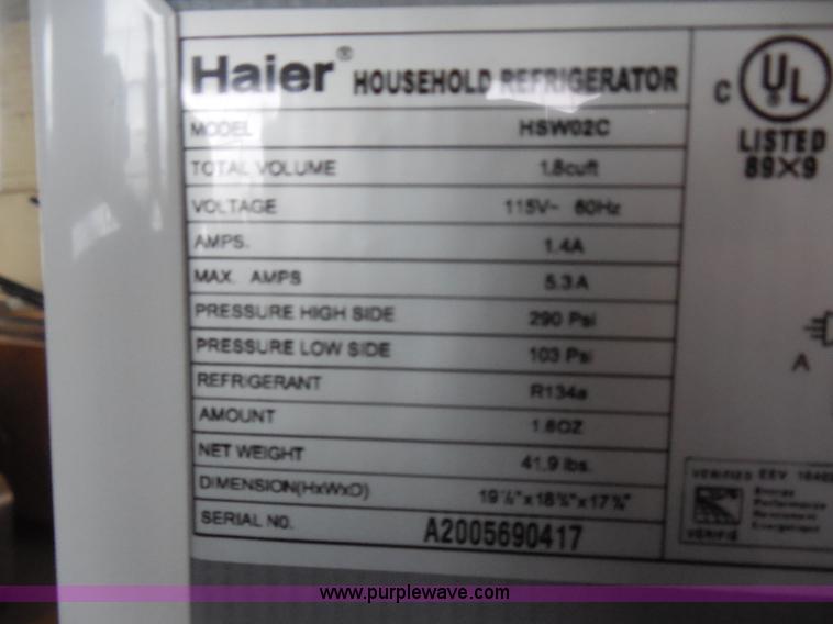 image for item AD9356 Open range and mini refrigerator