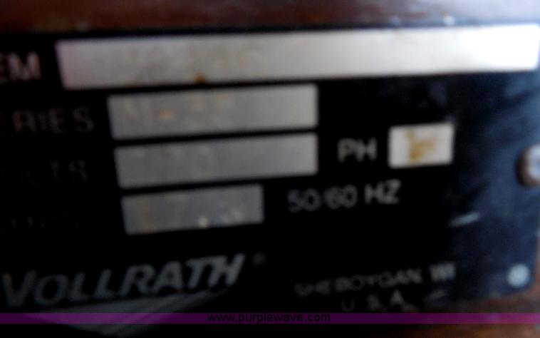 image for item AD9357 Vollrath heated serving cart