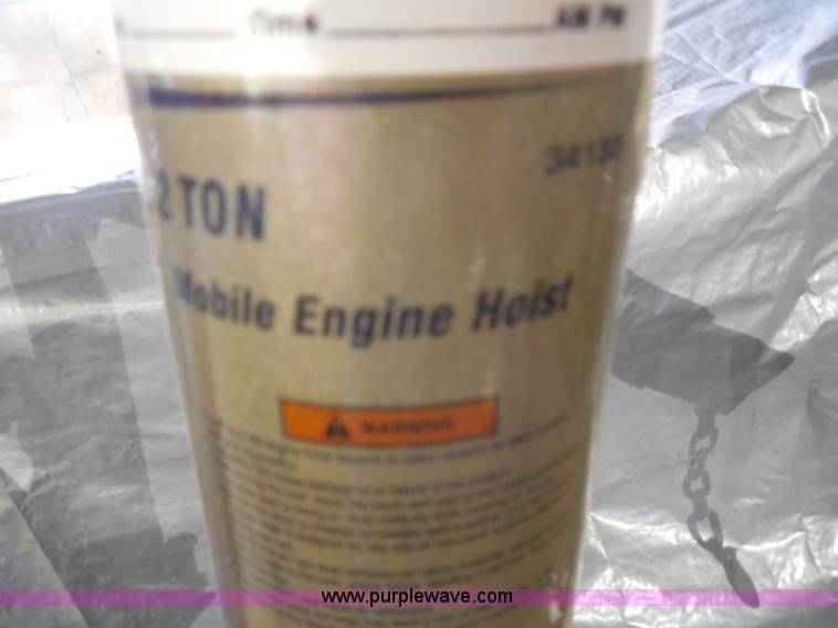 image for item AD9422 AC Delco two ton mobile engine hoist