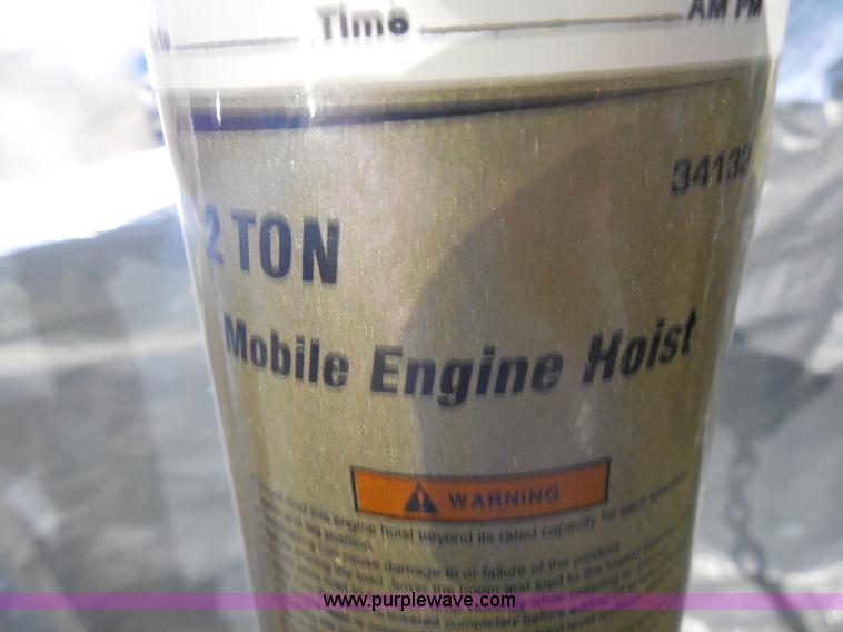 image for item AD9422 AC Delco two ton mobile engine hoist