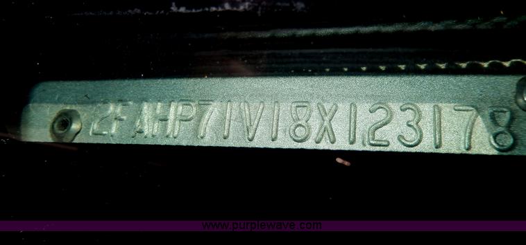 image for item D8058 2008 Ford Crown Victoria Police Interceptor