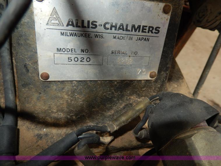 image for item D8082 1979 Allis Chalmers 5020 tractor