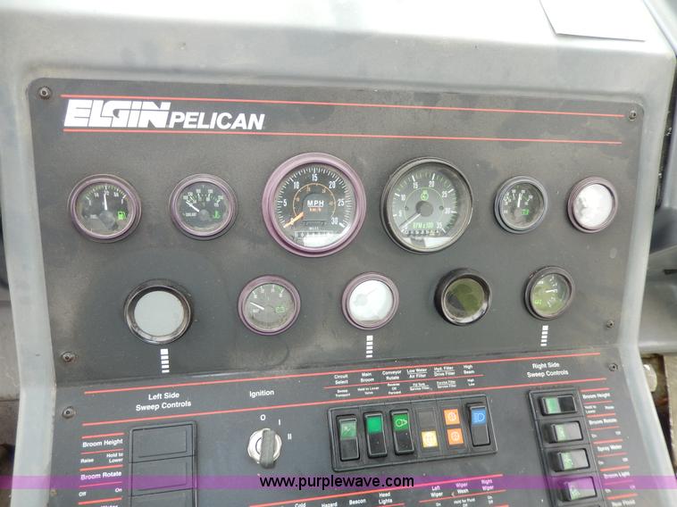 image for item D8140 1997 Elgin Pelican Series P sweeper