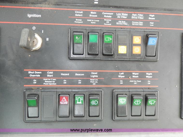 image for item D8140 1997 Elgin Pelican Series P sweeper