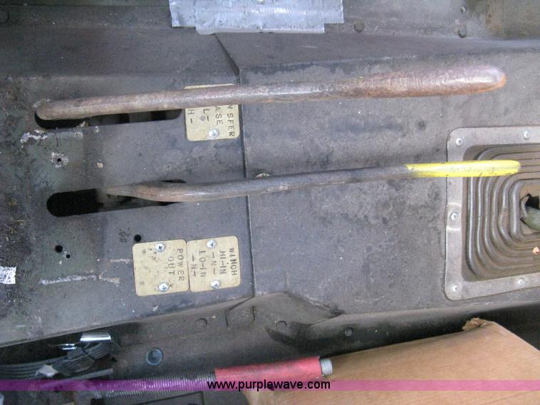 image for item E3487 1969 Jeep M813 flatbed truck