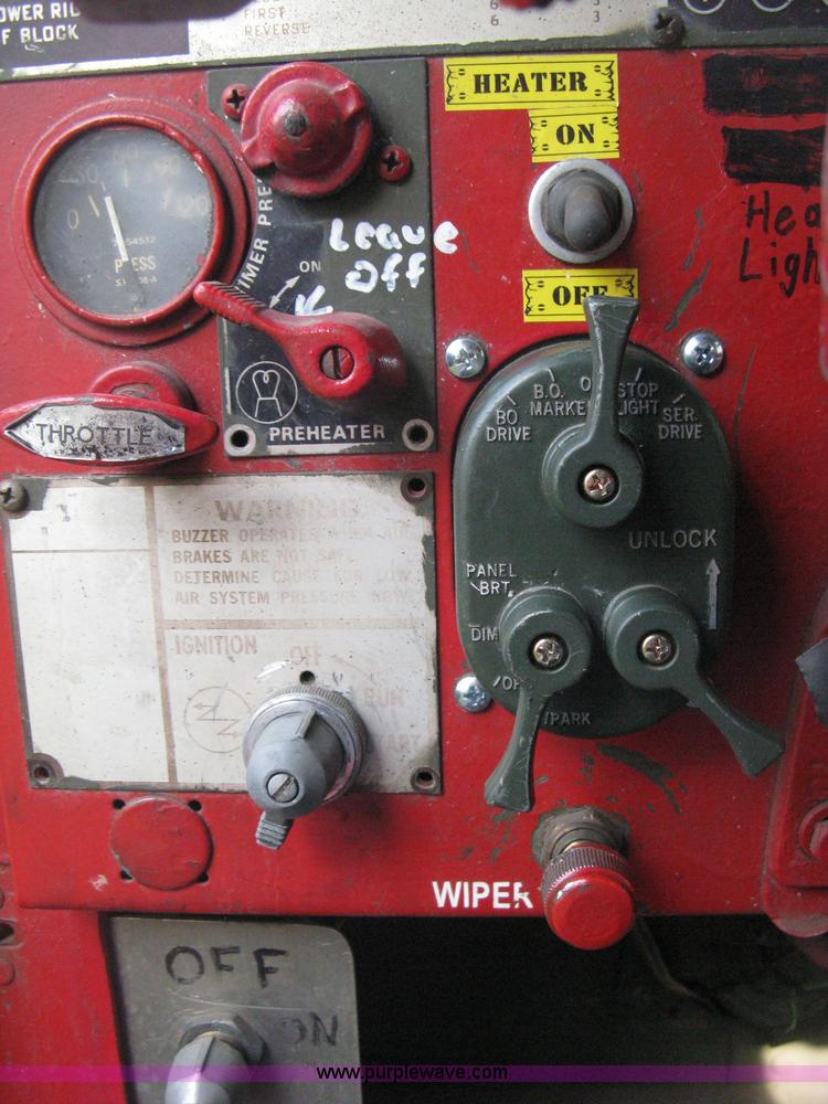 image for item E3487 1969 Jeep M813 flatbed truck