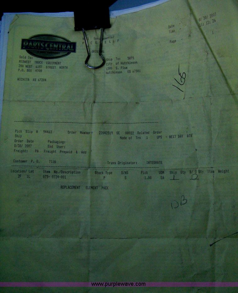 image for item E3488 2000 Chevrolet C8500 refuse truck