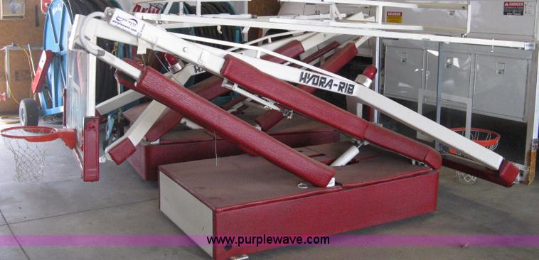 image for item E3498 (2) Hydra-Rib hydrauilc roll-in basket ball goals