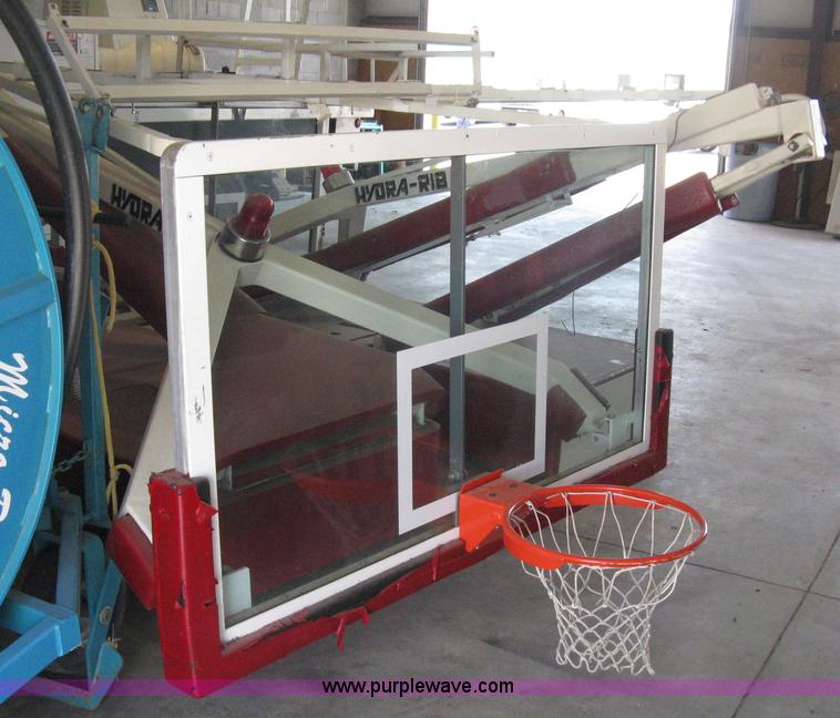 image for item E3498 (2) Hydra-Rib hydrauilc roll-in basket ball goals