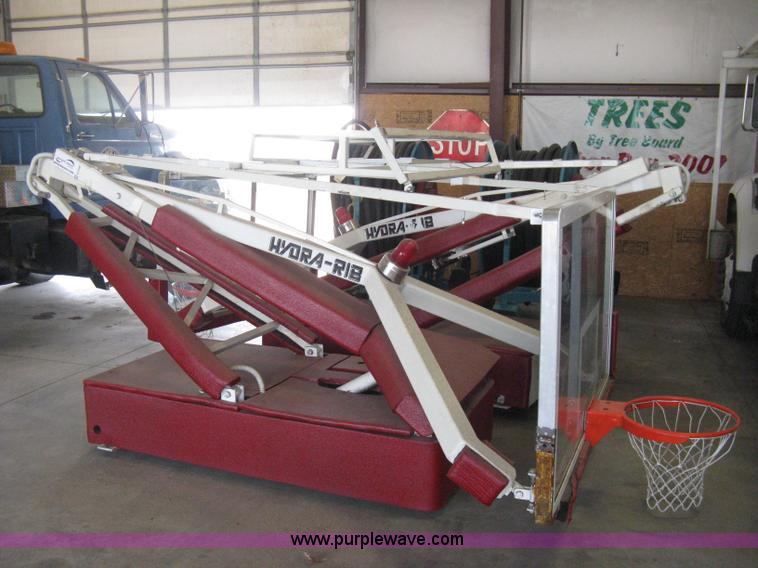 image for item E3498 (2) Hydra-Rib hydrauilc roll-in basket ball goals