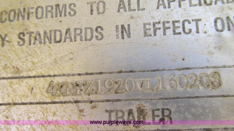 image for item E3947 1997 Towmaster C-20 trailer