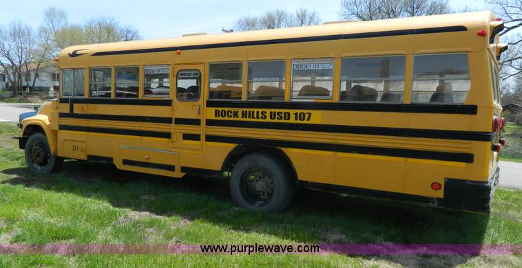 image for item G7848 1996 Ford Blue Bird school bus