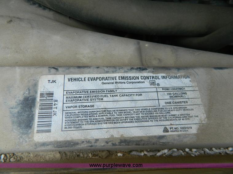 image for item G7849 1994 Chevrolet 10 school bus