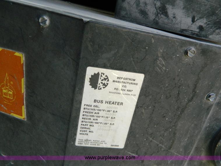 image for item G7851 1992 International school bus