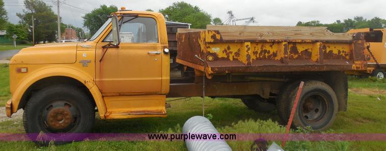 image for item H3171 1968 Chevrolet C50 dump truck