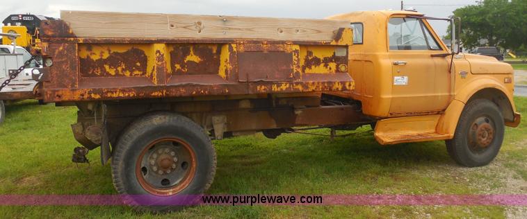 image for item H3171 1968 Chevrolet C50 dump truck