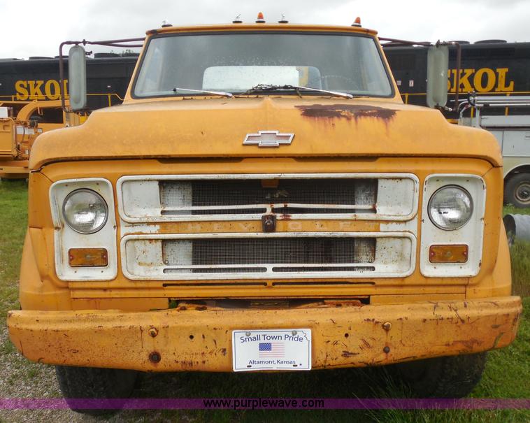 image for item H3171 1968 Chevrolet C50 dump truck