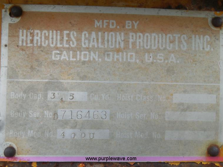 image for item H3171 1968 Chevrolet C50 dump truck