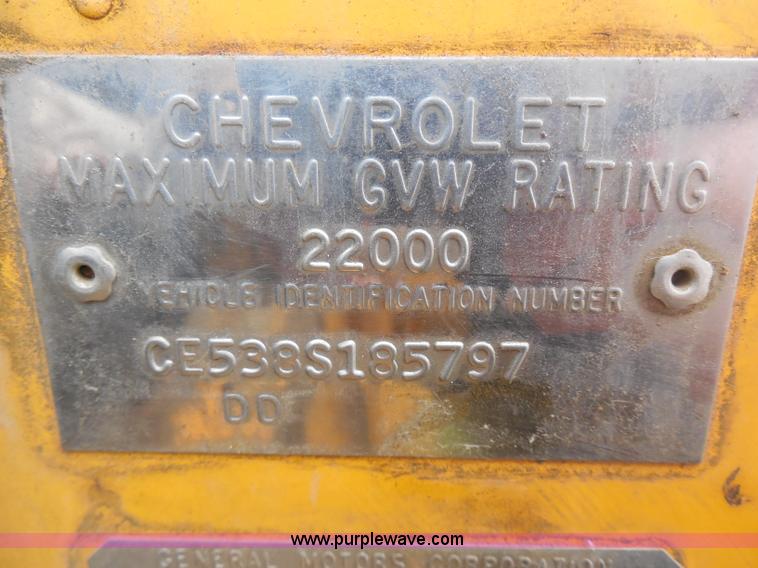 image for item H3171 1968 Chevrolet C50 dump truck