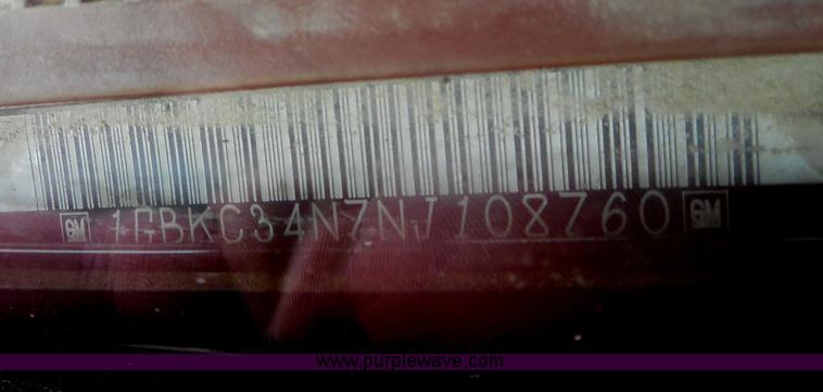 image for item H3184 1992 Chevrolet Chyenne 3500 utility truck