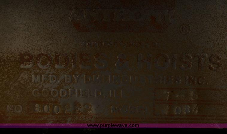 image for item H3190 Anthony dump truck bed