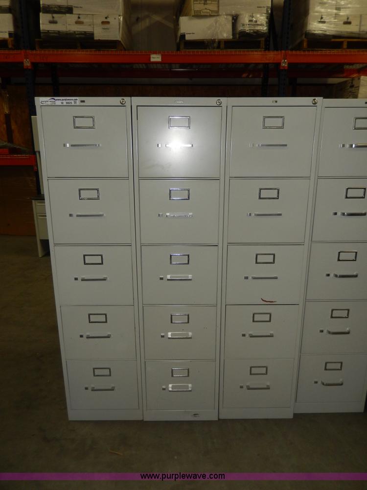 image for item W9825 (7) assorted filing cabinets