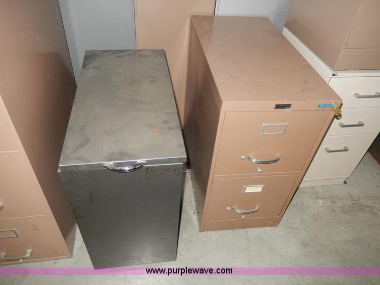 image for item W9827 (10) assorted filing cabinets