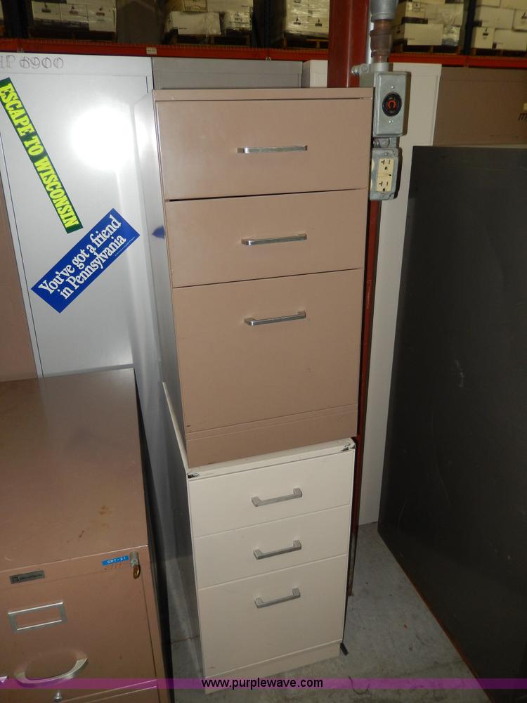 image for item W9827 (10) assorted filing cabinets